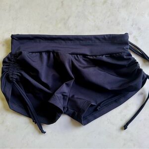 Black Women's Swim Coverup Shorts